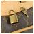 Bolso de mano Bowling Vanity Monogram Louis Vuitton Castaño - vista 4