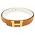 Cinturón reversible Hermès Mini Constance 24mm Blanco Naranja