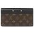 Portafoglio Pallas Monogram Louis Vuitton Marrone Nero - vista 2