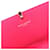 Yves Saint Laurent SAINT LAURENT PARIS Portefeuille Y-Line à Rabat - Cuir Rose  - vue 9