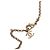 Timeless Collar de Péndulo de Cadena Chanel Dorado Metálico - vista 4