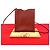 Borsa a spalla Oménite in vitello box di Hermès Rosso