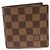Portafoglio Marco Damier Louis Vuitton Marrone