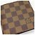 Portafoglio Marco Damier Louis Vuitton Marrone - vista 5