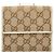 Gucci GG Canvas Bifold Geldbörse Braun Beige