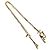 Classique Collier en perles de faux de la marque Chanel Coco Doré Métallisé - vue 5