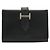 Porte-cartes en Box Calf Béarn d'Hermès Noir