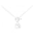 Hermès Amulette Kelly 925 Silver Necklace Silvery Metallic Metal