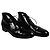 Louis Vuitton Derby Scarpe Alte Pelle Lucida Nera Nero