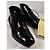 Louis Vuitton Derby Scarpe Alte Pelle Lucida Nera Nero - vista 7