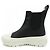 Louis Vuitton LV Squad Stiefel Schwarz Weiß - Ansicht 2