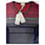Gestreifter und gemusterter Kenzo-Pullover Rot Grau  - Ansicht 4