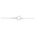 Autre Marque Au585 White Gold Diamond Necklace Silvery - view 5