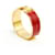 Hermès Golden Red Clic Clac H Bracelet
Golden Metal Red Enamel Bracelet Hermes  - view 2