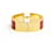 Hermès Golden Red Clic Clac H Bracelet
Golden Metal Red Enamel Bracelet Hermes  - view 5