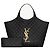 Saint Laurent BOLSA DE COMPRAS MAXI ICARE EM COURO DE OVELHA QUILTED Preto