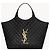Saint Laurent BOLSA DE COMPRAS MAXI ICARE EM COURO DE OVELHA QUILTED Preto - vista 2