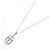 Autre Marque Collana con croce di diamante in oro bianco Au750 Argento - vista 2
