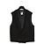 Chanel 2008 Chaleco Negro FR42 Chaleco Doble Botón UK14 U12