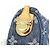 Pochette Speedy GM in Denim Monogram Louis Vuitton Blu - vista 3