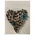 Christian Lacroix Spilla a forma di cuore intrecciata in argento con turchese - vista 10