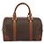 Céline Borsa Boston Macadam Vintage Celine in tela Marrone - vista 2