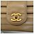 Timeless Chanel mittelgroße Vintage gesteppte Lammleder Umhängetasche Beige - Ansicht 8