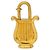 Lucchetto Harp Hermès 1996 Design Metallico Limitato D'oro
