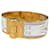 Bracciale Bangle Charnière Hermès Bianco Beige D'oro  - vista 1