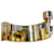 Bracciale Bangle Charnière Hermès Bianco Beige D'oro  - vista 10