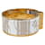 Bracciale Bangle Charnière Hermès Bianco Beige D'oro  - vista 4