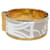 Bracciale Bangle Charnière Hermès Bianco Beige D'oro  - vista 5