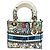 Bolsa de mão 2 em 1 Lady Dior da Christian Dior Multicor - vista 3