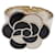 Bracciale Bangle Chanel 98P Camelia Metallo Nero e Bianco  - vista 2