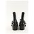 Zadig & Voltaire Schwarze Leder-Bikerstiefel - Ansicht 2