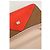 Fendi Clutch de cuero rojo Roja - vista 5