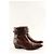 Autre Marque Botas de cuero marrón Castaño - vista 3