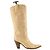 Chloé Beige Leder-Stiefel