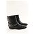 Giuseppe Zanotti Botas de couro pretas com fivelas Preto - vista 3