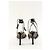 Zadig & Voltaire Sandali in pelle di vitello stile pony marroni Marrone - vista 2