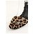Zadig & Voltaire Sandali in pelle di vitello stile pony marroni Marrone - vista 4