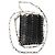 Paco Rabanne Mini Pochette in Pelle Nera Nero