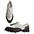 Scarpe da golf in pelle vintage Balenciaga / Budapester nero bianco 24cm