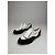 Scarpe da golf in pelle vintage Balenciaga / Budapester nero bianco 24cm - vista 2