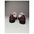 Scarpe da golf in pelle vintage Balenciaga / Budapester nero bianco 24cm - vista 9
