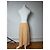 Gonna Vintage Issey Miyake Camel 38/M Cammello - vista 3