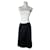 Vintage Givenchy Canvas-Polyester-Rock L Schwarz