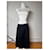 Vintage Givenchy Canvas-Polyester-Rock L Schwarz - Ansicht 13