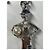 Portachiavi Chanel Figurina Perla Silver hardware - vista 17