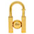 Hermès Hermes LHomme Peut Embellir La Terre Cadena Lock Charm Metal Golden  - view 1